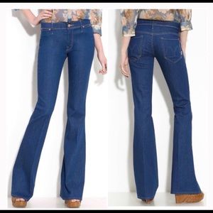 MOTHER ‘The Curfew’ flared leg jean 28